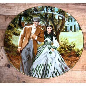 Gone With The Wind Collector Plate "Home To Tara" 1989 By Howard Rogers W.S. Geo
